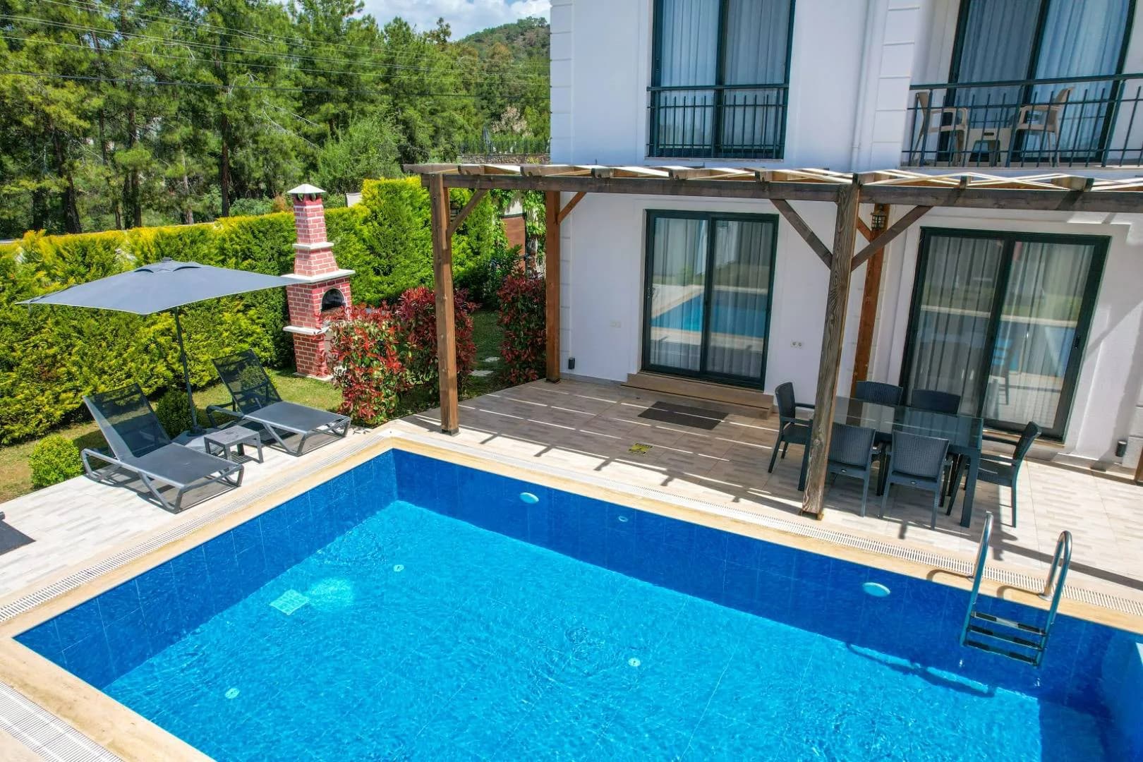 Fethiye Çiftlik'te Harika Doğada, Özel Havuzlu, Tatil Villası görsel 1