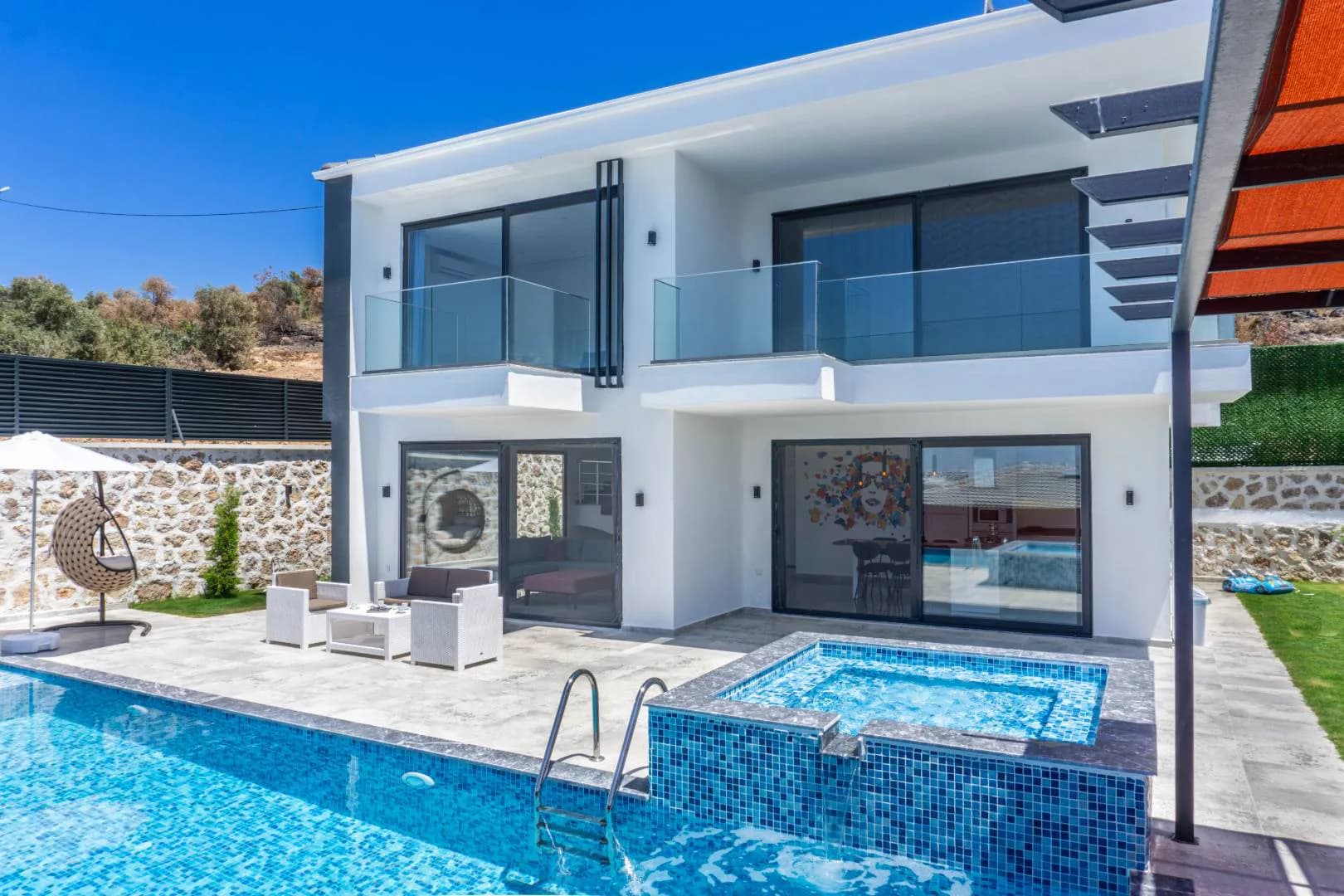 Kaş Yeşilköy'de Balayı Çiftlerine Uygun, Özel Havuzlu, Lüks Villa görsel 2