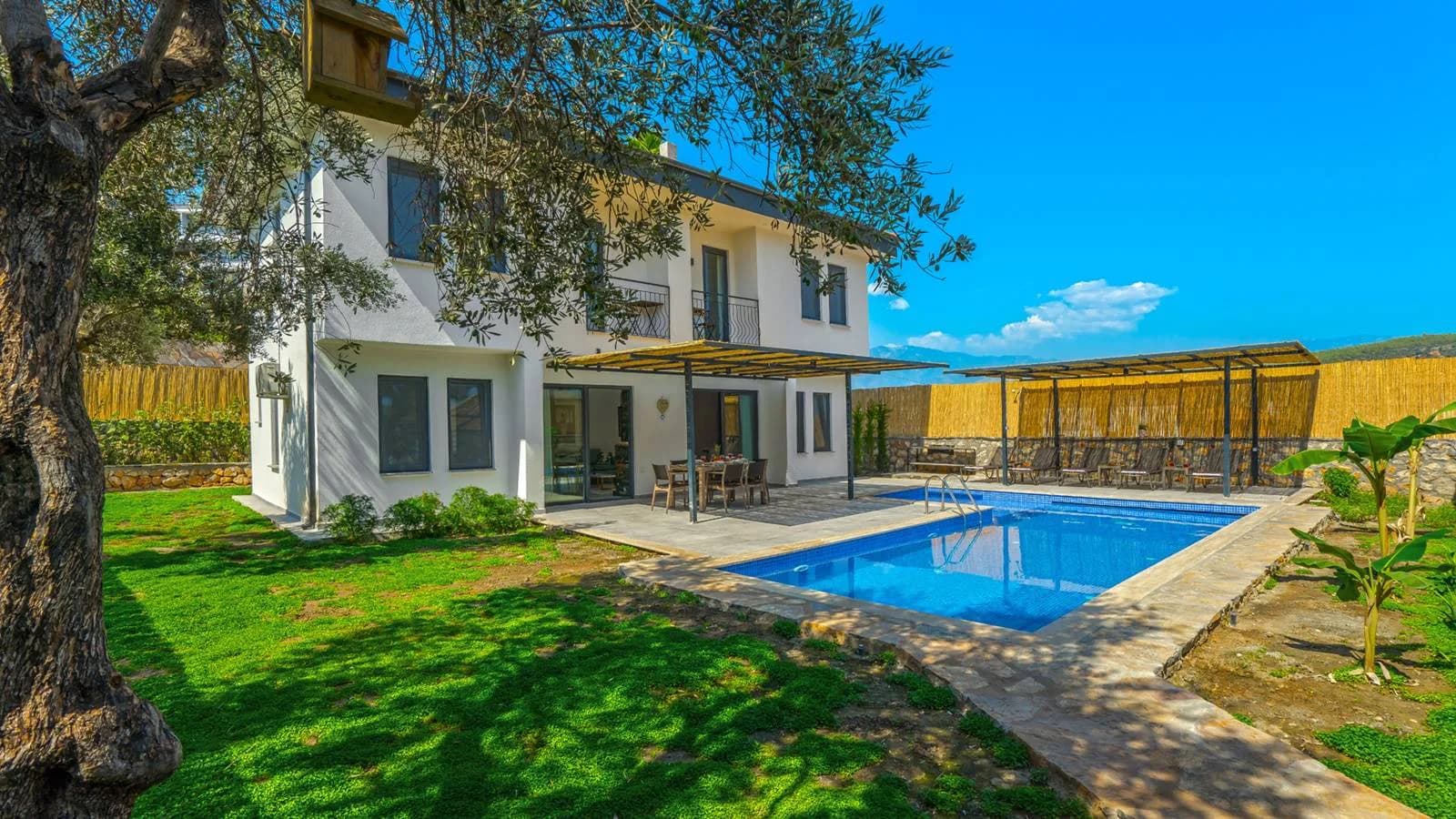 Kaş Gelemiş'te Muhteşem Doğada, Özel Havuzlu, 3+1 Villa görsel 1