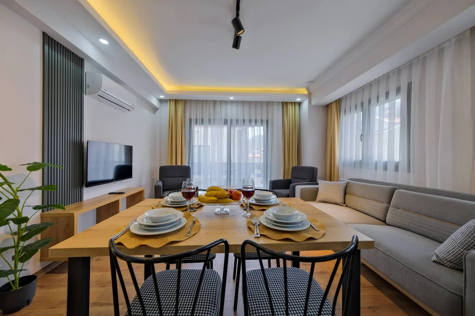 Fethiye Taşyaka'da Merkeze Yakın, 4 Kişilik, Konforlu Suit görsel 3