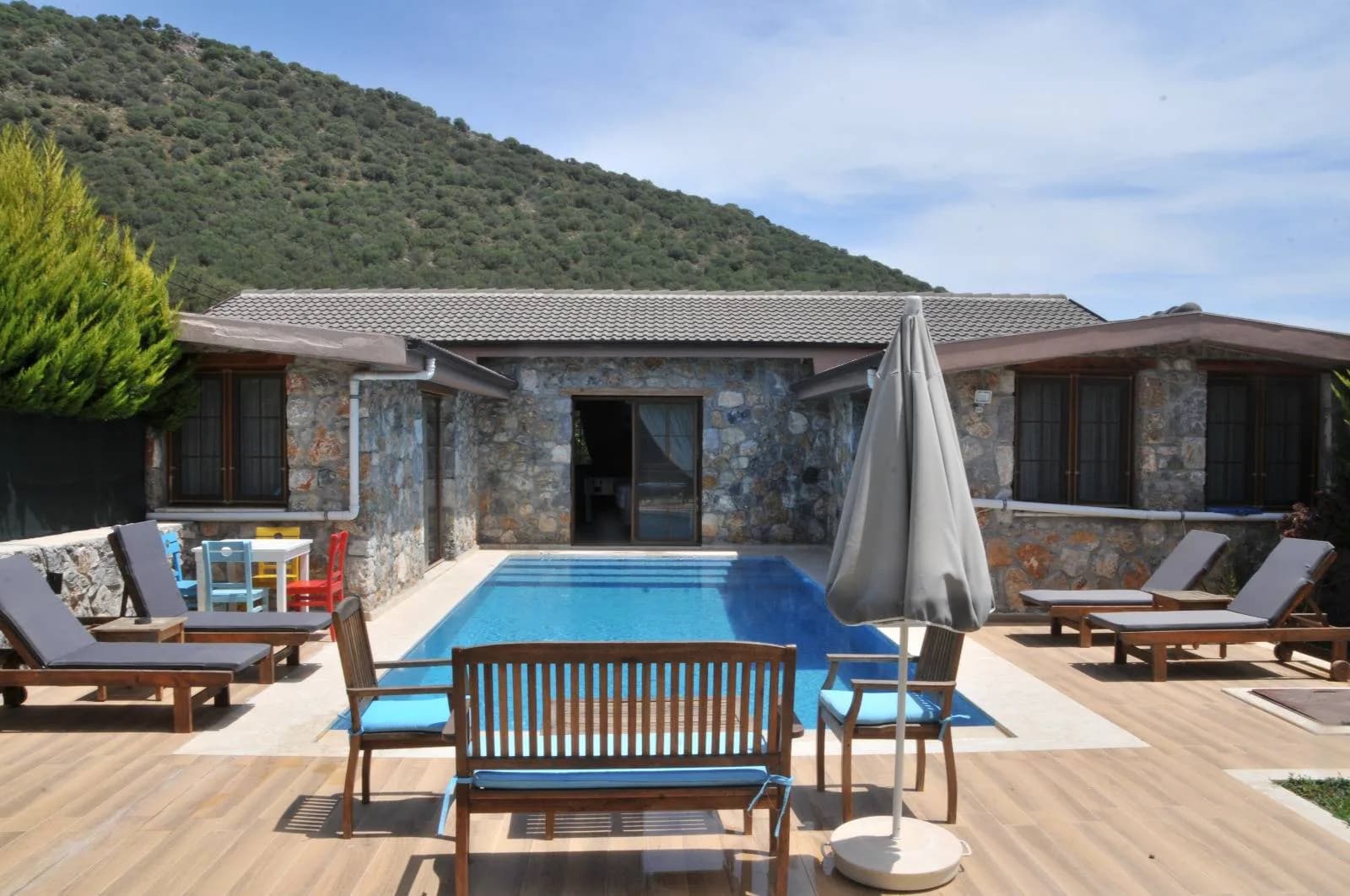 Fethiye Kayaköy'de Ailelere Uygun, Özel Havuzlu, Kiralık Villa görsel 1