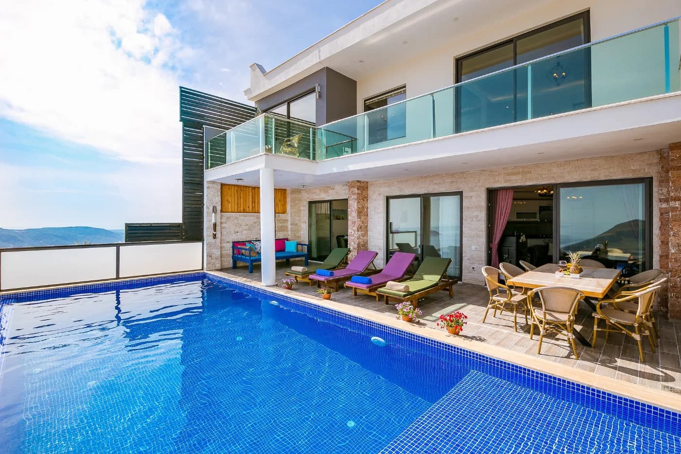 Kaş İslamlar'da Deniz Manzaralı, Özel Havuzlu, Jakuzili, Lüks Villa görsel 1