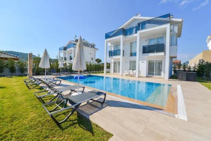 Fethiye Ölüdeniz'de Muhteşem Doğada, Özel Havuzlu, Geniş Villa görsel 3