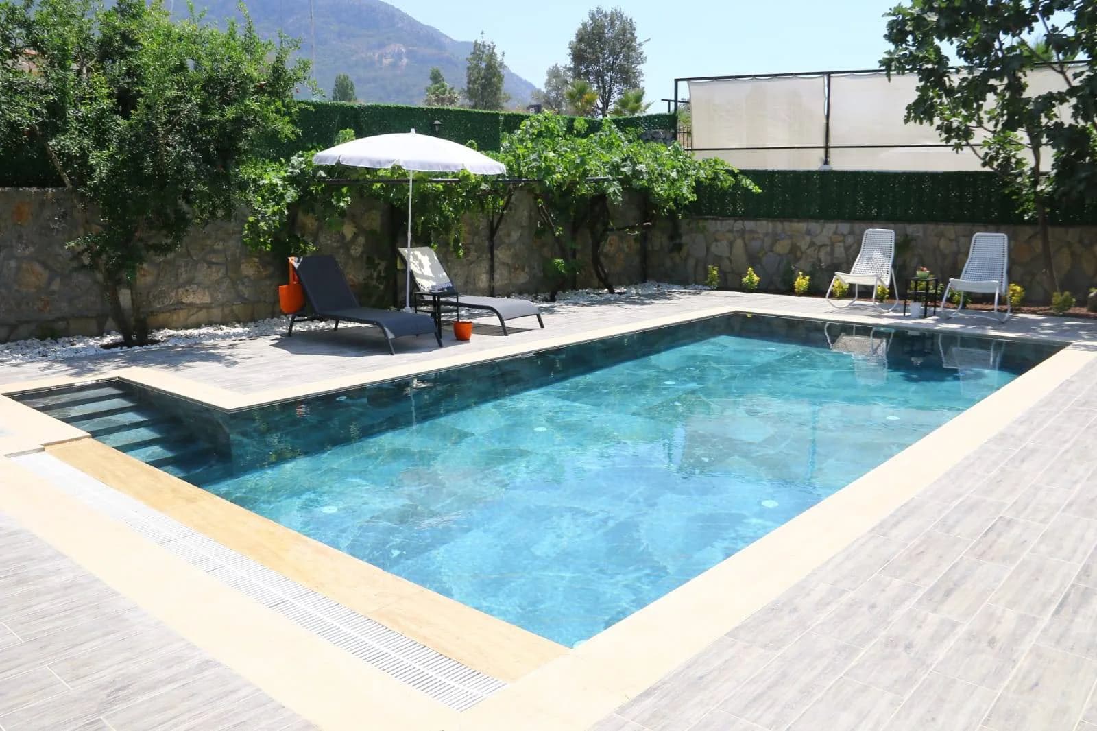 Fethiye Ölüdeniz'de Yemyeşil Bahçeli, Özel Havuzlu, 5 Kişilik Villa görsel 2