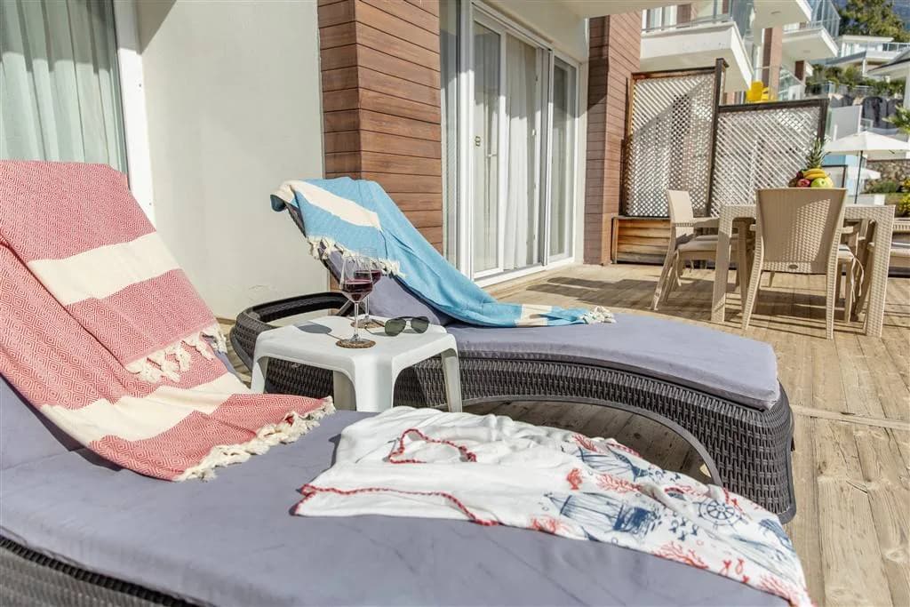 Fethiye Ölüdeniz'de Modern Tasarımlı, 4 Kişilik, Ferah Apart görsel 3