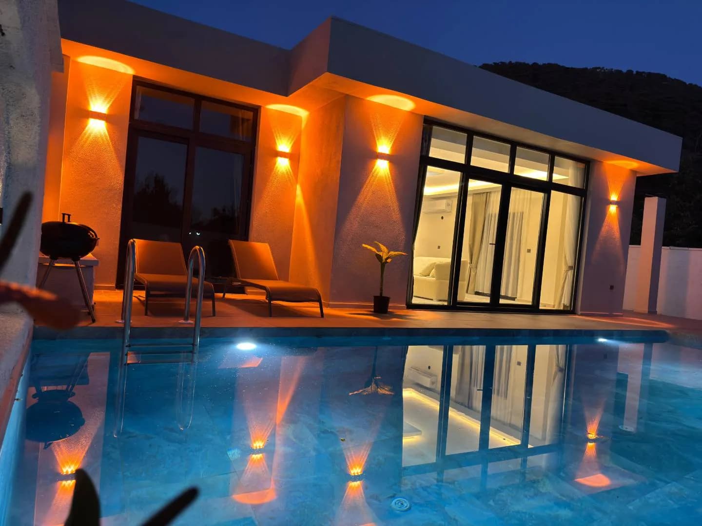 Fethiye Nif'te Minimalist Tasarımlı, Özel Havuzlu, Balayı Villası görsel 3