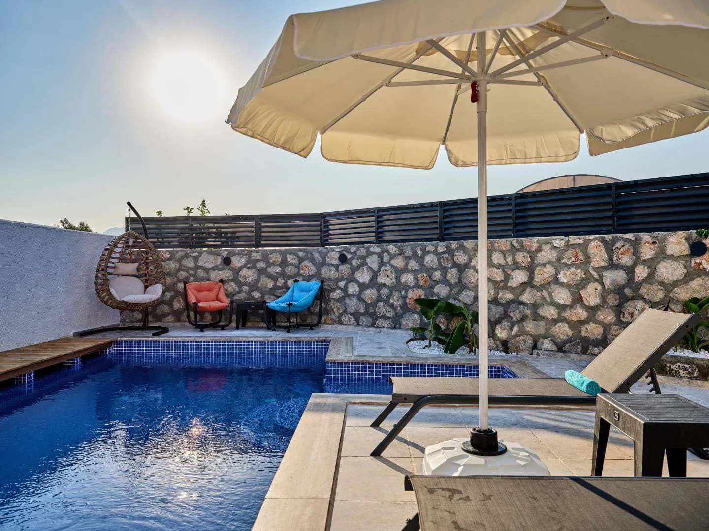 Kaş Çayköy'de Balayı Çiftlerine Uygun, Özel Havuzlu, Kiralık Villa görsel 3