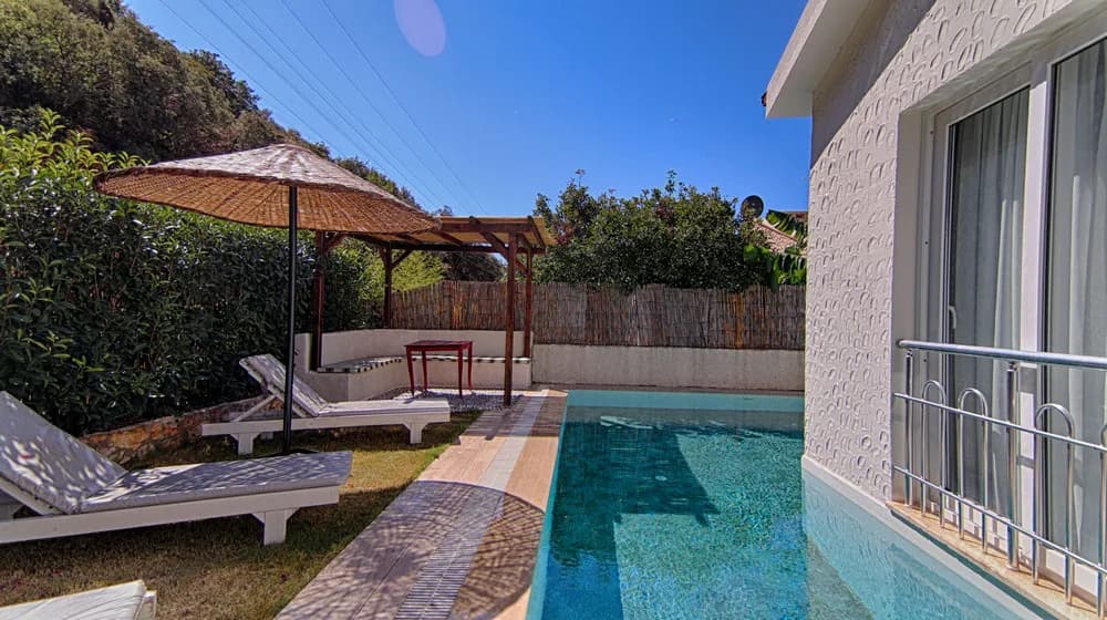 Fethiye Ölüdeniz'de Elverişli Konumda, Özel Havuzlu, Kiralık Villa görsel 1