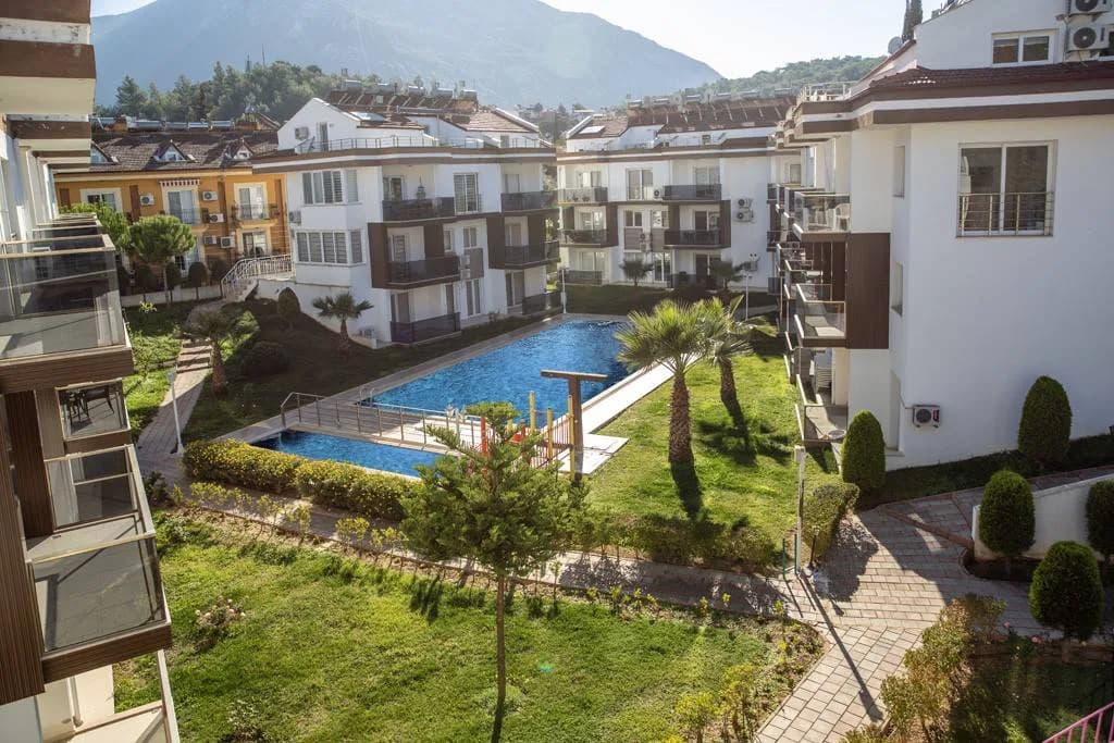 Fethiye Ölüdeniz'de Site İçerisinde, Ortak Havuzlu, Modern Apart görsel 1