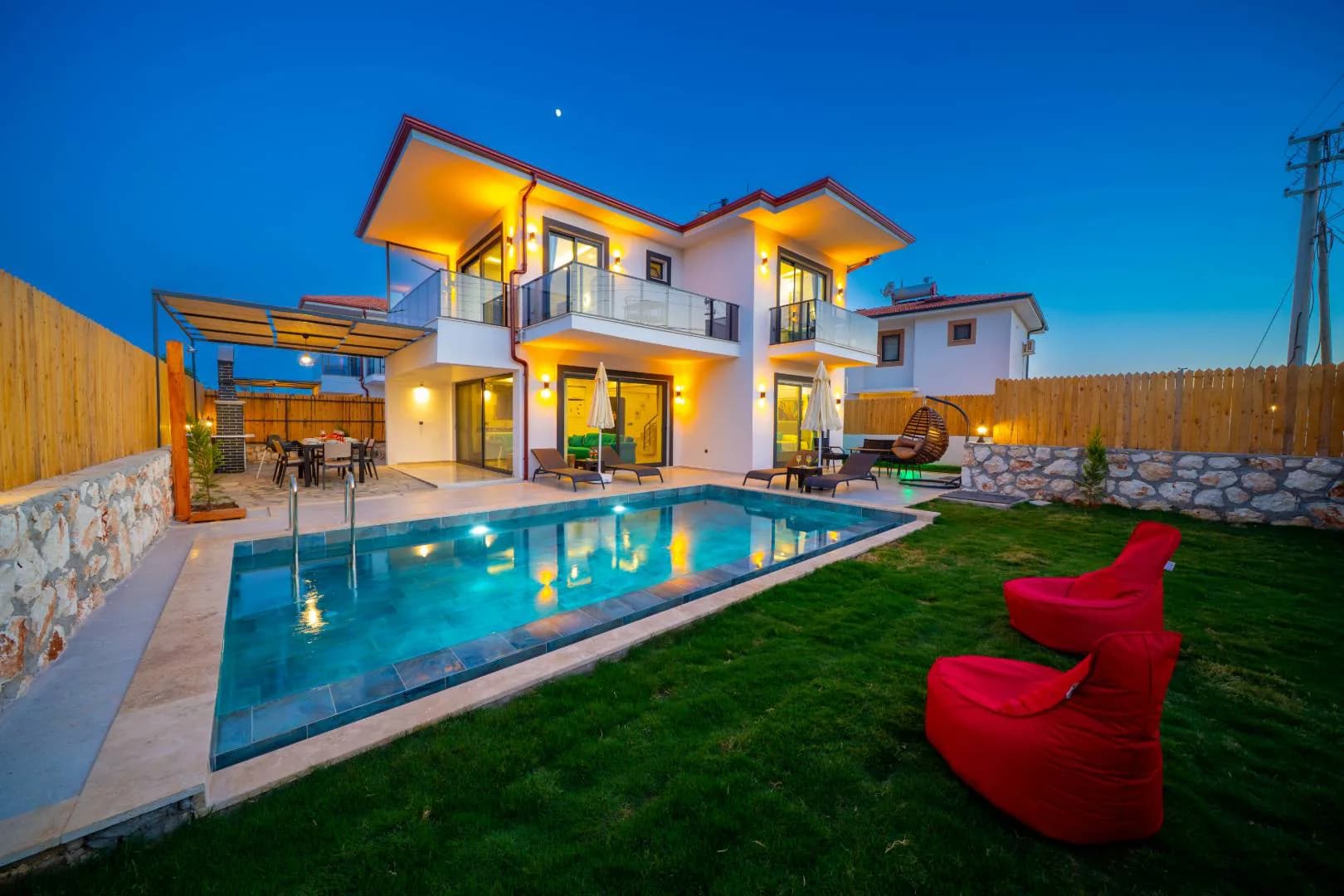Kaş Andifli'de Elverişli Konumda, Özel Havuzlu, Kiralık Villa görsel 1