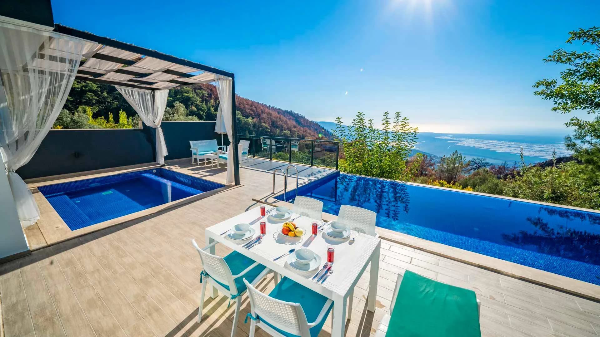 Kaş Üzümlü'de Doğayla Baş Başa, Özel Havuzlu, 4 Kişilik Villa görsel 1