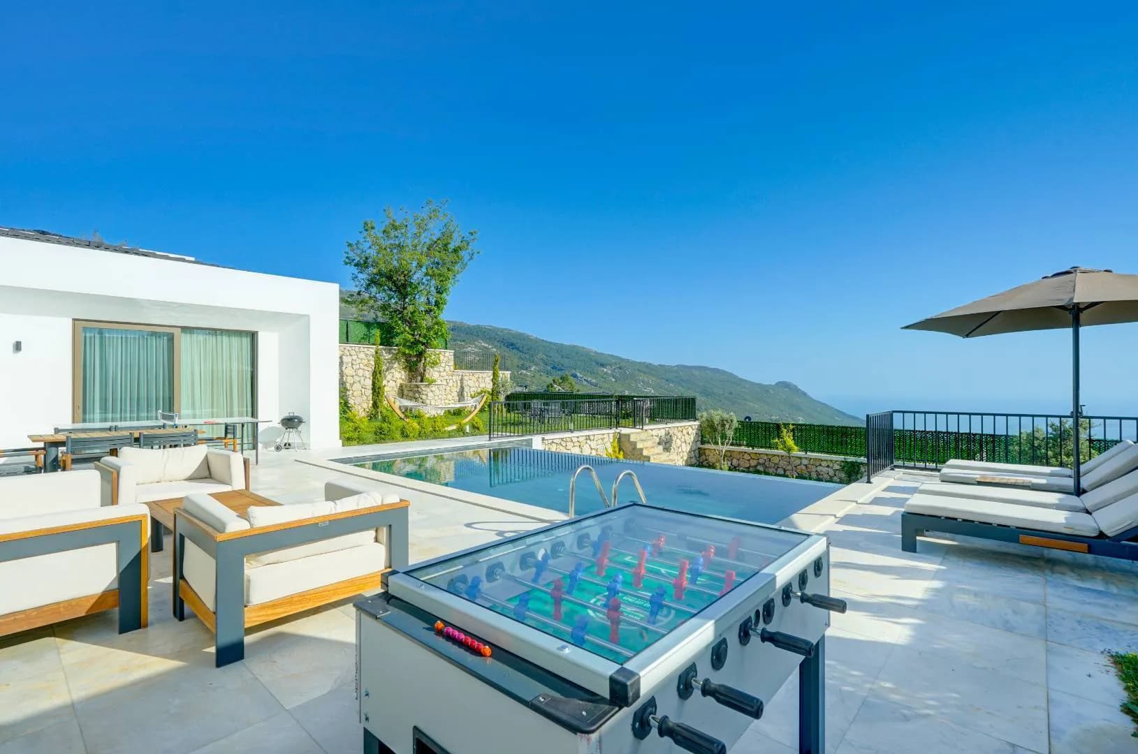 Kaş İslamlar'da Muhteşem Deniz Manzaralı, Çift Jakuzili Lüks Villa görsel 1
