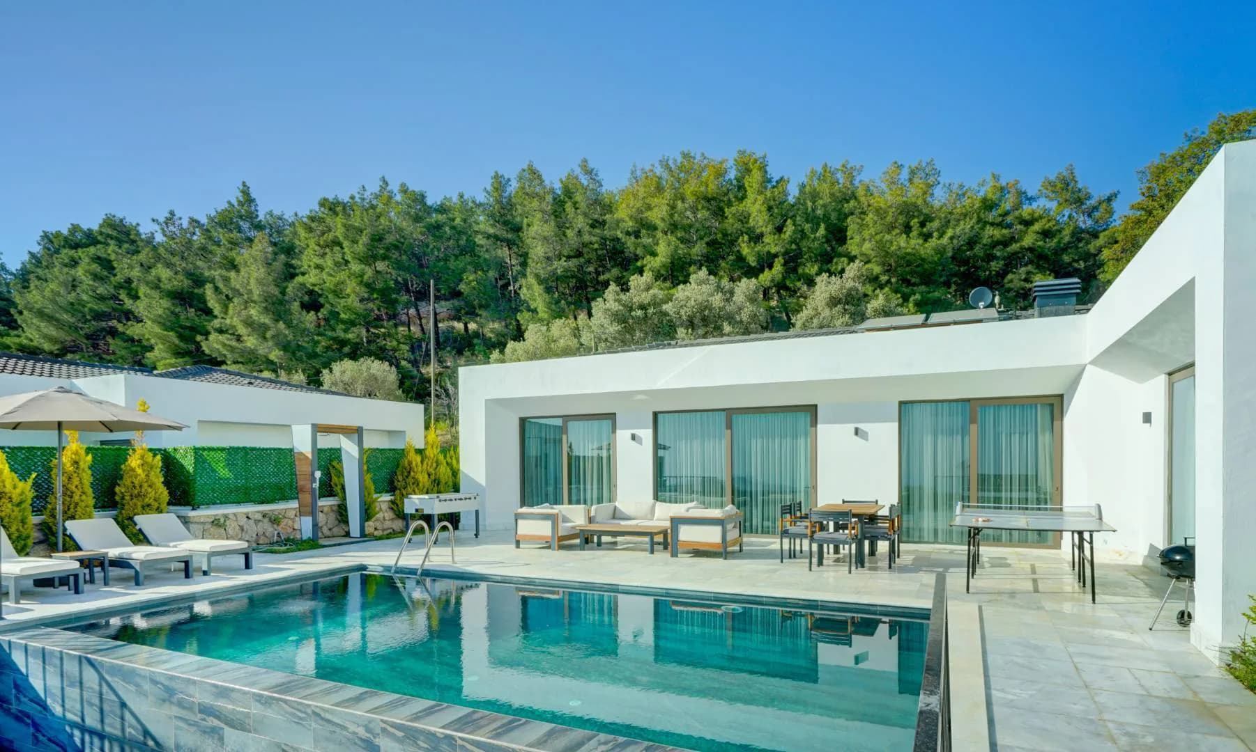 Kaş İslamlar'da Muhteşem Deniz Manzaralı, Çift Jakuzili Lüks Villa görsel 2