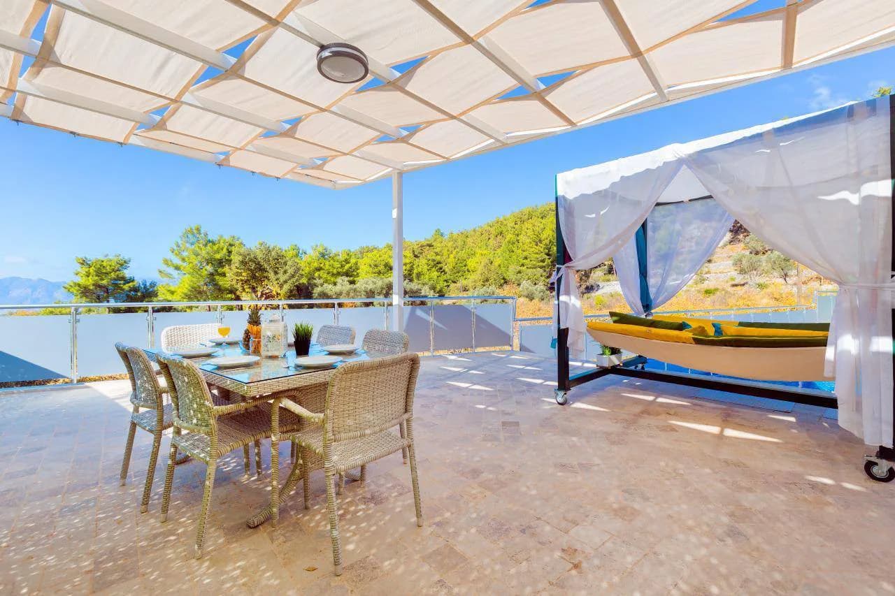 Kaş İslamlar'da Göz Alıcı Doğa İçerisinde, Özel Havuzlu, Kiralık Villa görsel 2
