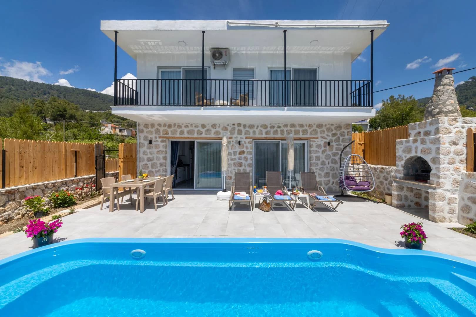 Kaş İslamlar'da Nezih Konumda, Özel Havuzlu, Kiralık Villa görsel 2