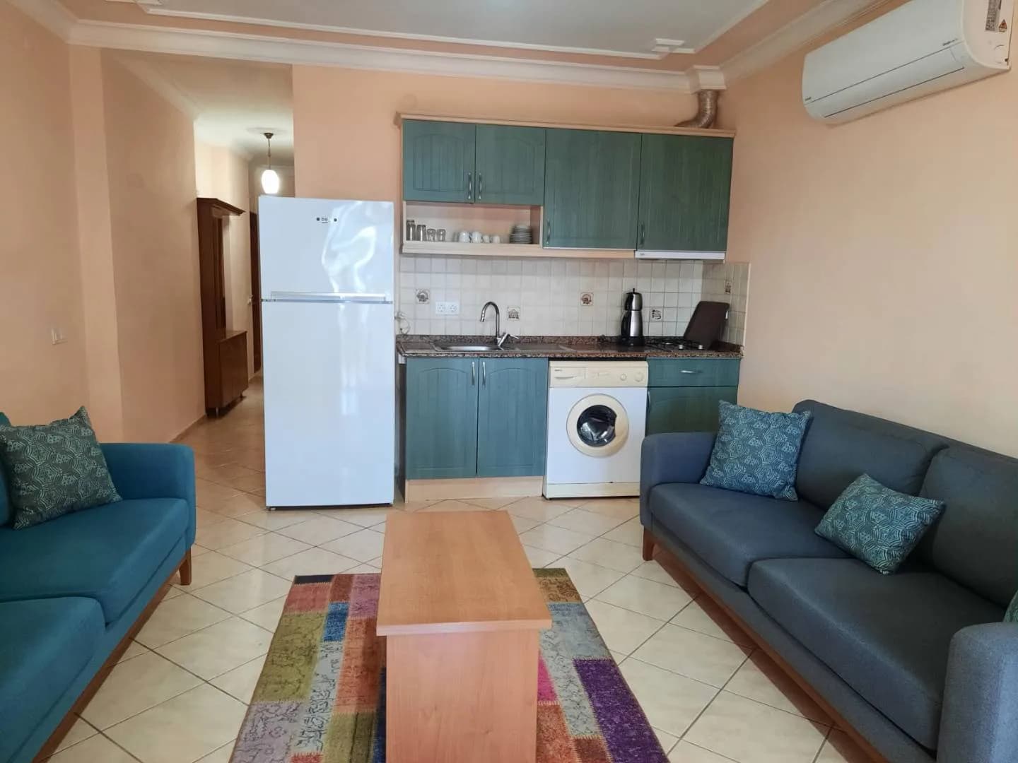 Muğla Bodrum'da Çekirdek Ailelere Uygun, Ortak Havuzlu, 1+1 Suit görsel 2