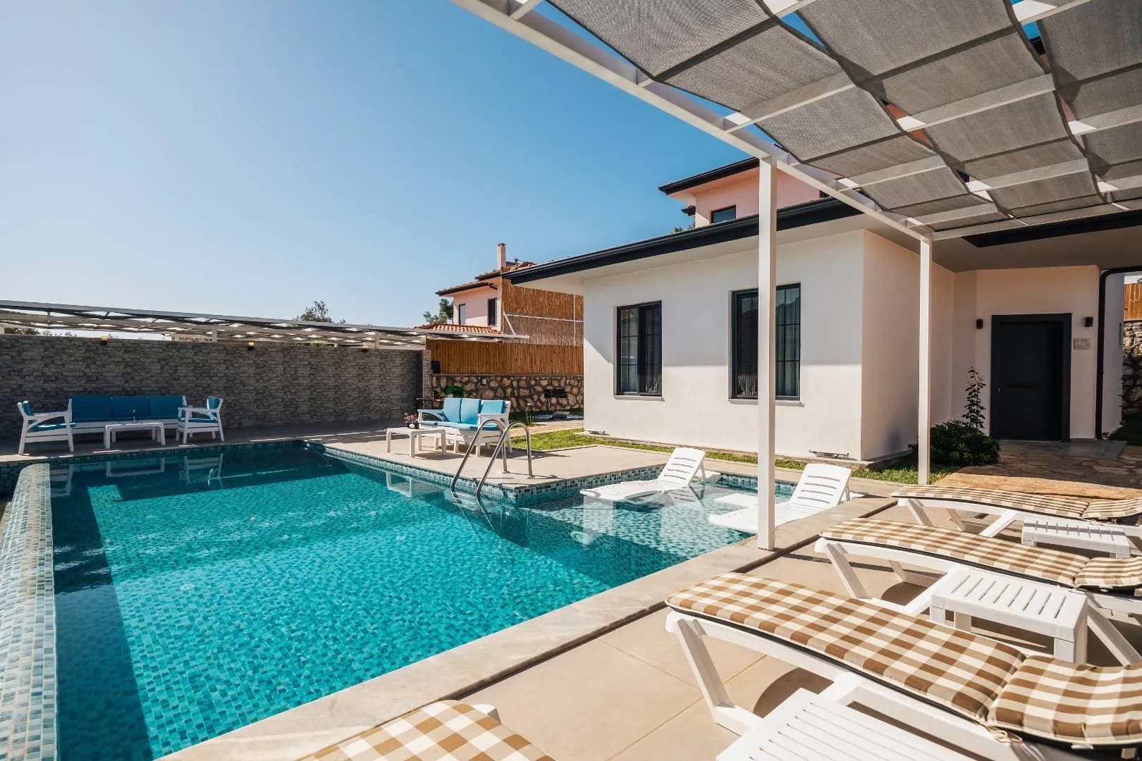 Kaş Patara'da Doğa İçerisinde, Yetişkin ve Çocuk Havuzlu, Kiralık Villa görsel 2