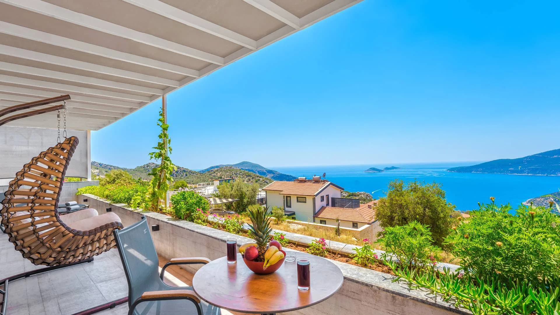 Kaş Kalkan'da Balayı Çiftlerine Uygun, Kapalı Havuzlu, 1+1 Villa görsel 1