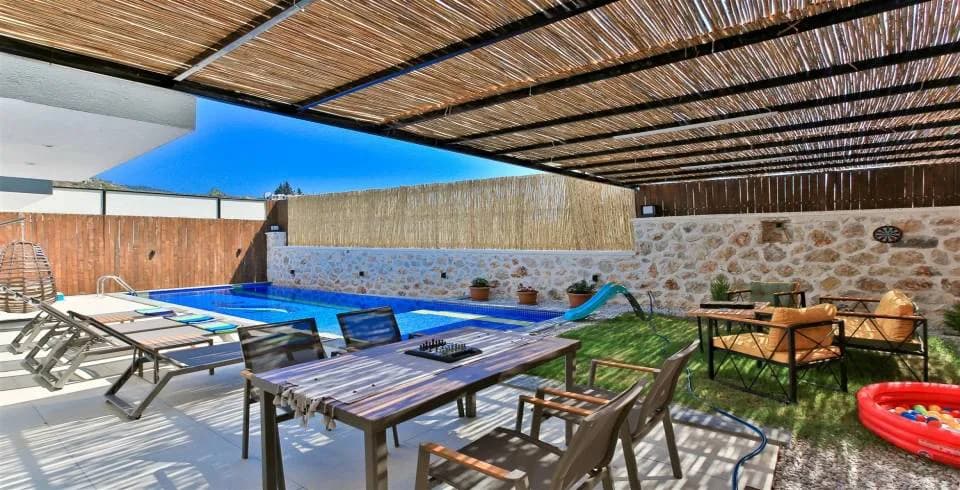 Kaş Patara'da Enfes Doğada, Özel Havuzlu, Lüks Kiralık Villa görsel 3