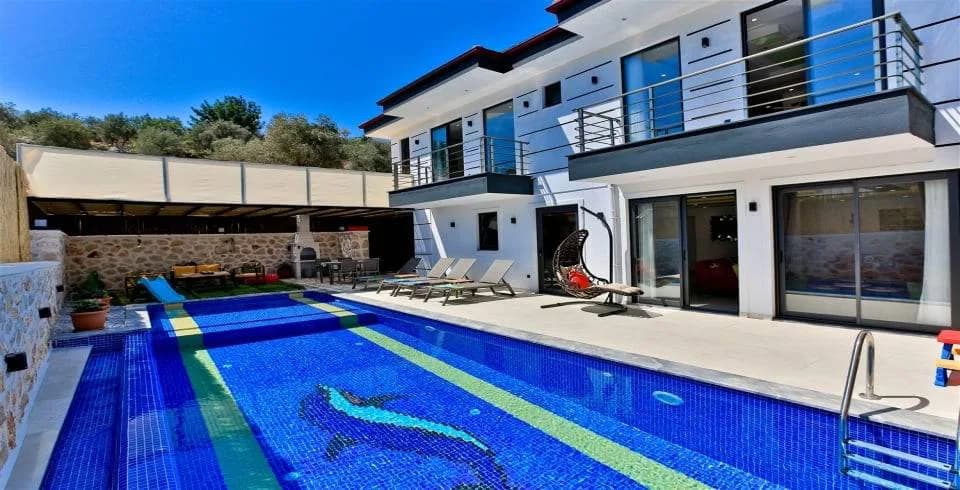 Kaş Patara'da Enfes Doğada, Özel Havuzlu, Lüks Kiralık Villa görsel 1