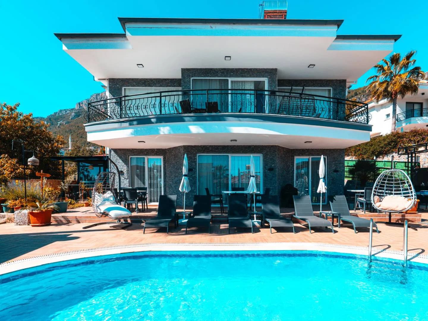 Alanya Oba'da Kalabalık Aileler İçin Uygun, Özel Havuzlu, Kiralık Villa görsel 1