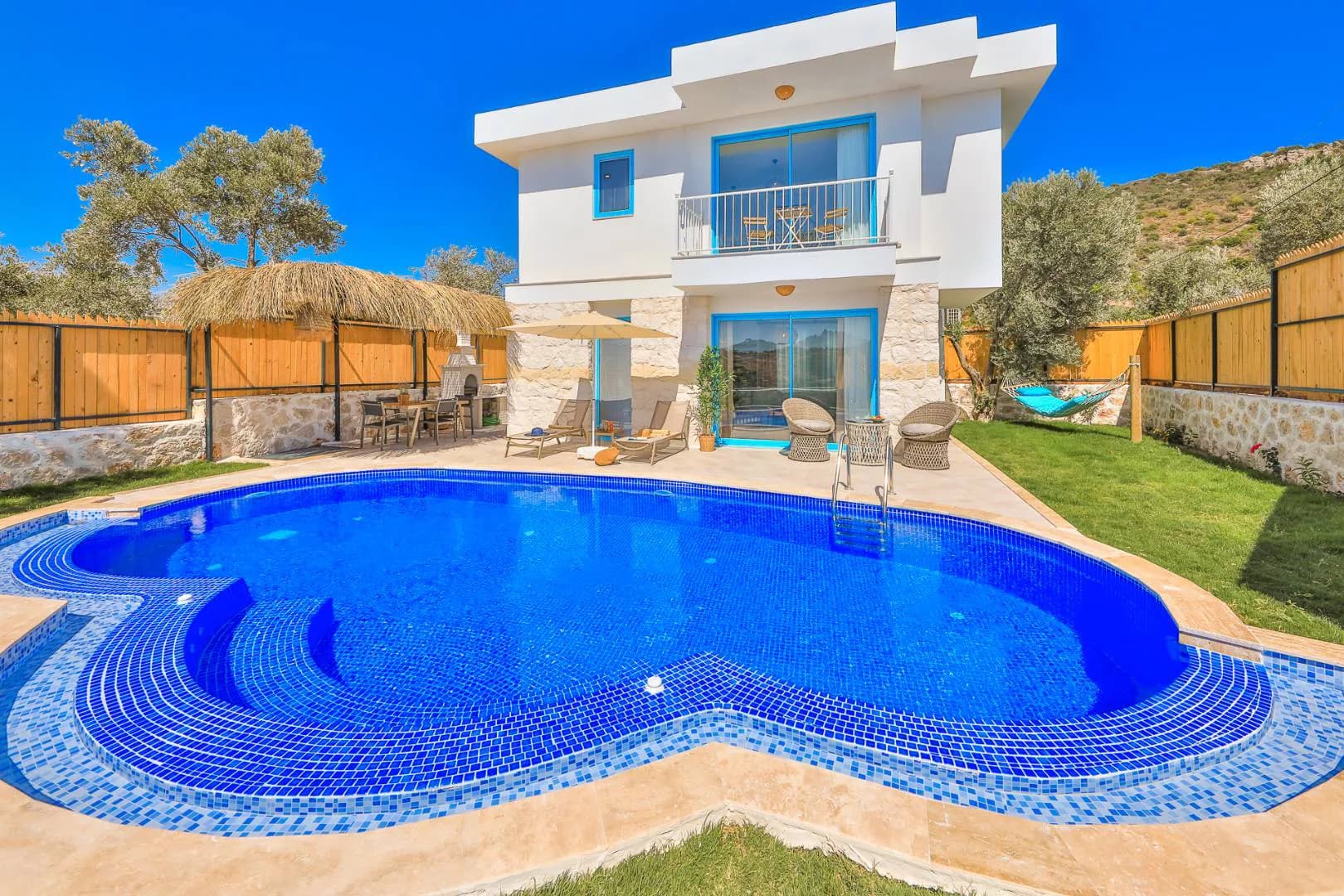 Kaş Patara'da Huzurlu Doğada, Özel Havuzlu, Saunalı, Kiralık Villa görsel 2