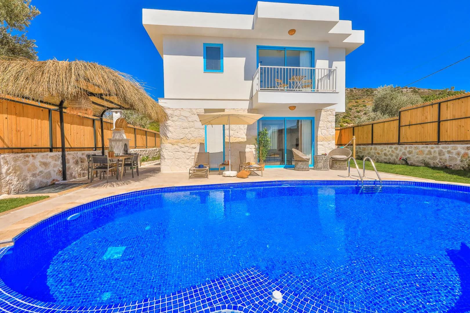 Kaş Patara'da Huzurlu Doğada, Özel Havuzlu, Saunalı, Kiralık Villa görsel 1