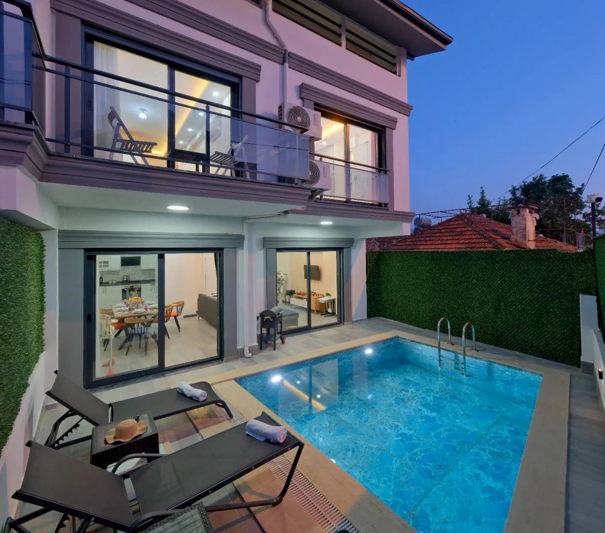 Fethiye Foça'da Doğayla Baş Başa, Özel Havuzlu, 8 Kişilik Villa görsel 1