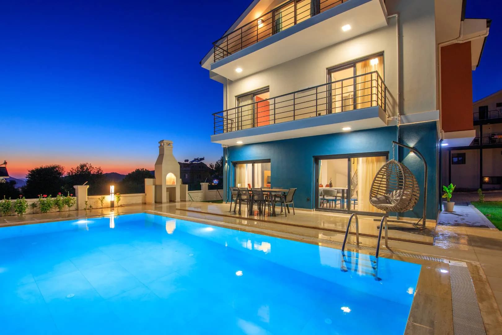 Fethiye Ölüdeniz'de Enfes Doğa İçerisinde, Özel Havuzlu, Modern Villa görsel 2