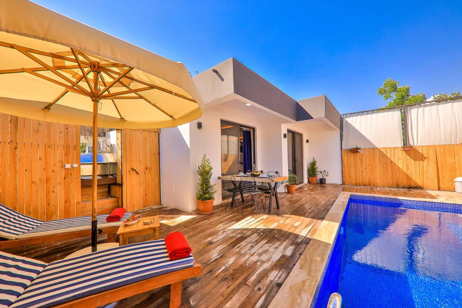 Kaş Patara'da Muhteşem Doğada, Özel Havuzlu, 4 Kişilik, Kiralık Villa görsel 3