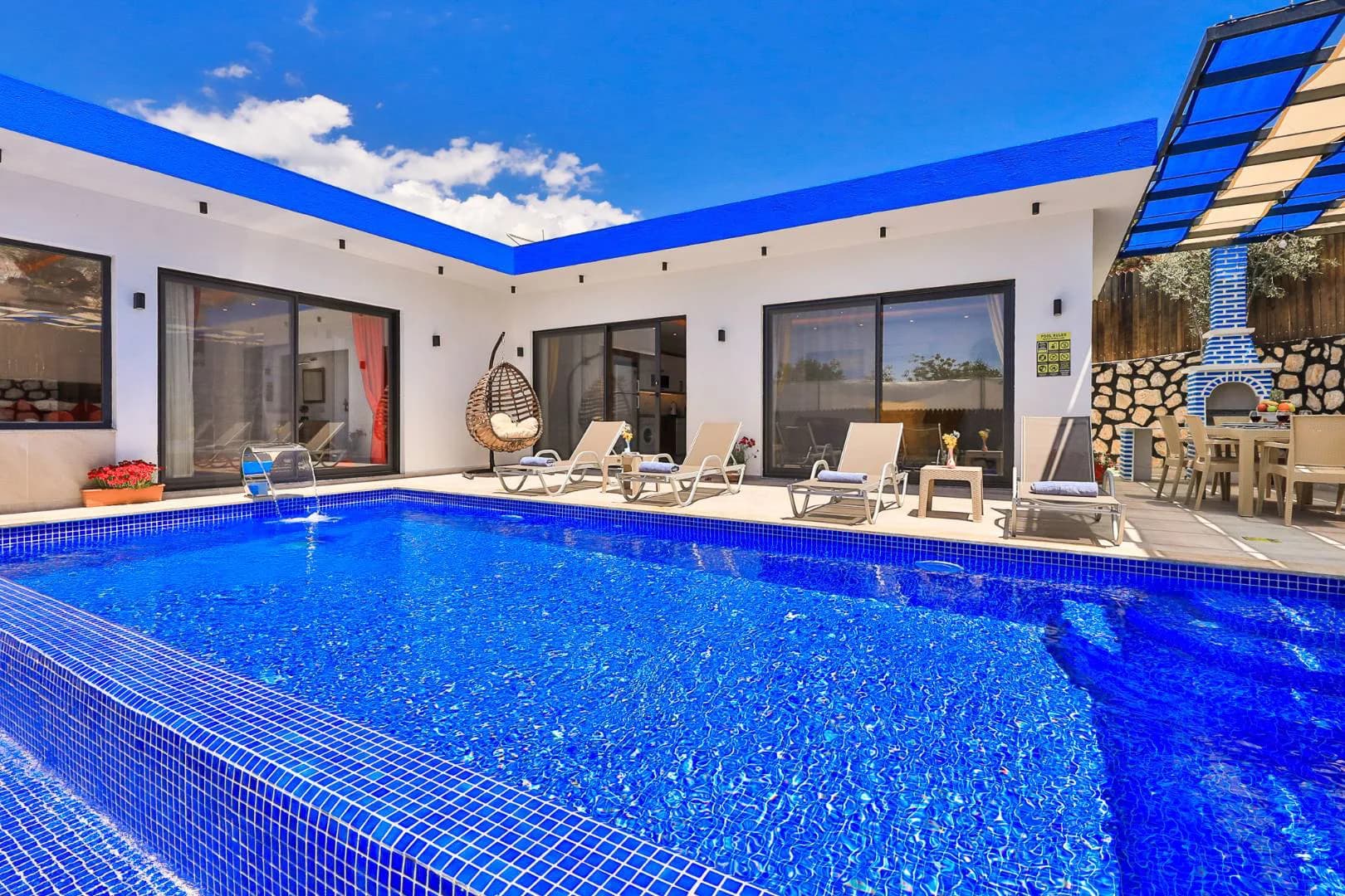 Kaş İslamlar'da Huzur Dolu Doğada, Özel Havuzlu, Kiralık Villa görsel 3