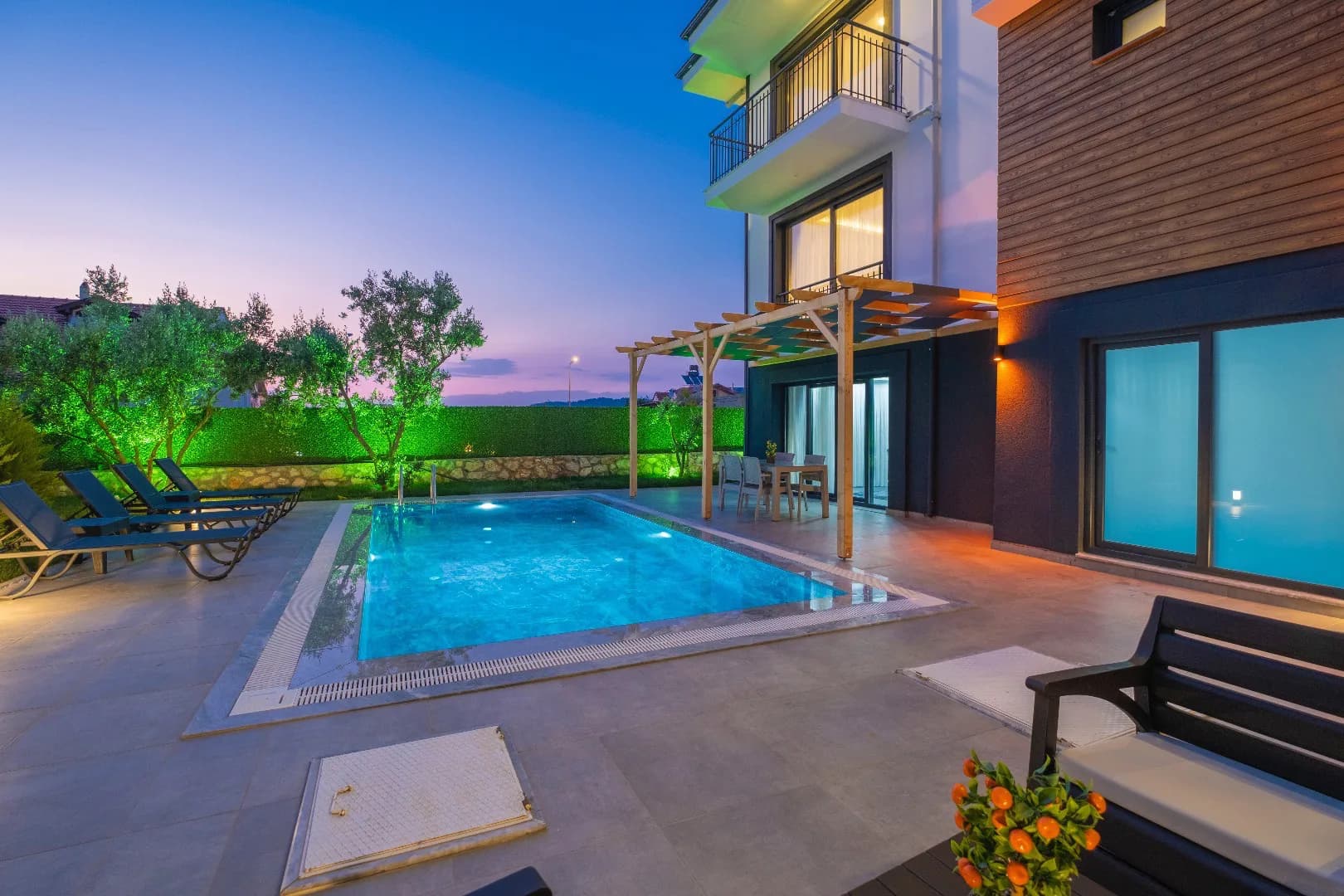 Fethiye Ölüdeniz'de Eşsiz Doğa Manzaralı, Özel Havuzlu, Lüks Villa görsel 3