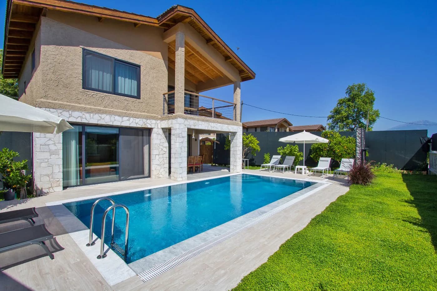 Fethiye Yanıklar'da Doğa İçerisinde, Özel Havuzlu, Kiralık Villa görsel 1