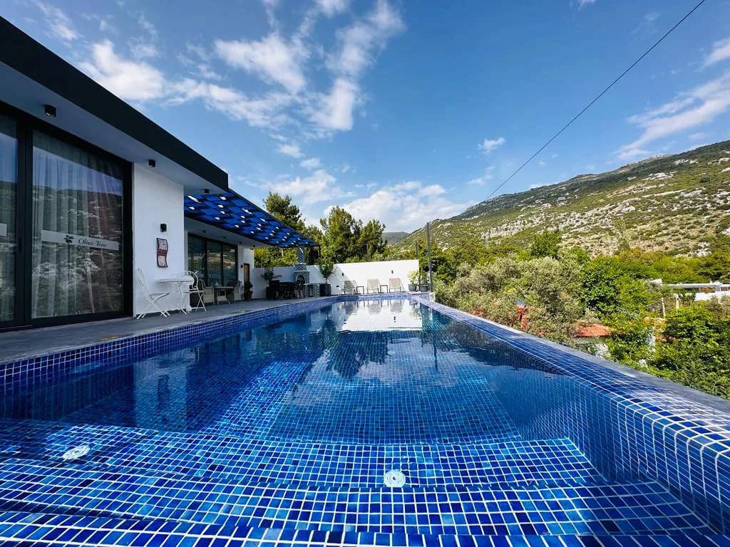 Kaş İslamlar'da Doğa Manzaralı, Özel Havuzlu, Muhafazakar Villa görsel 3
