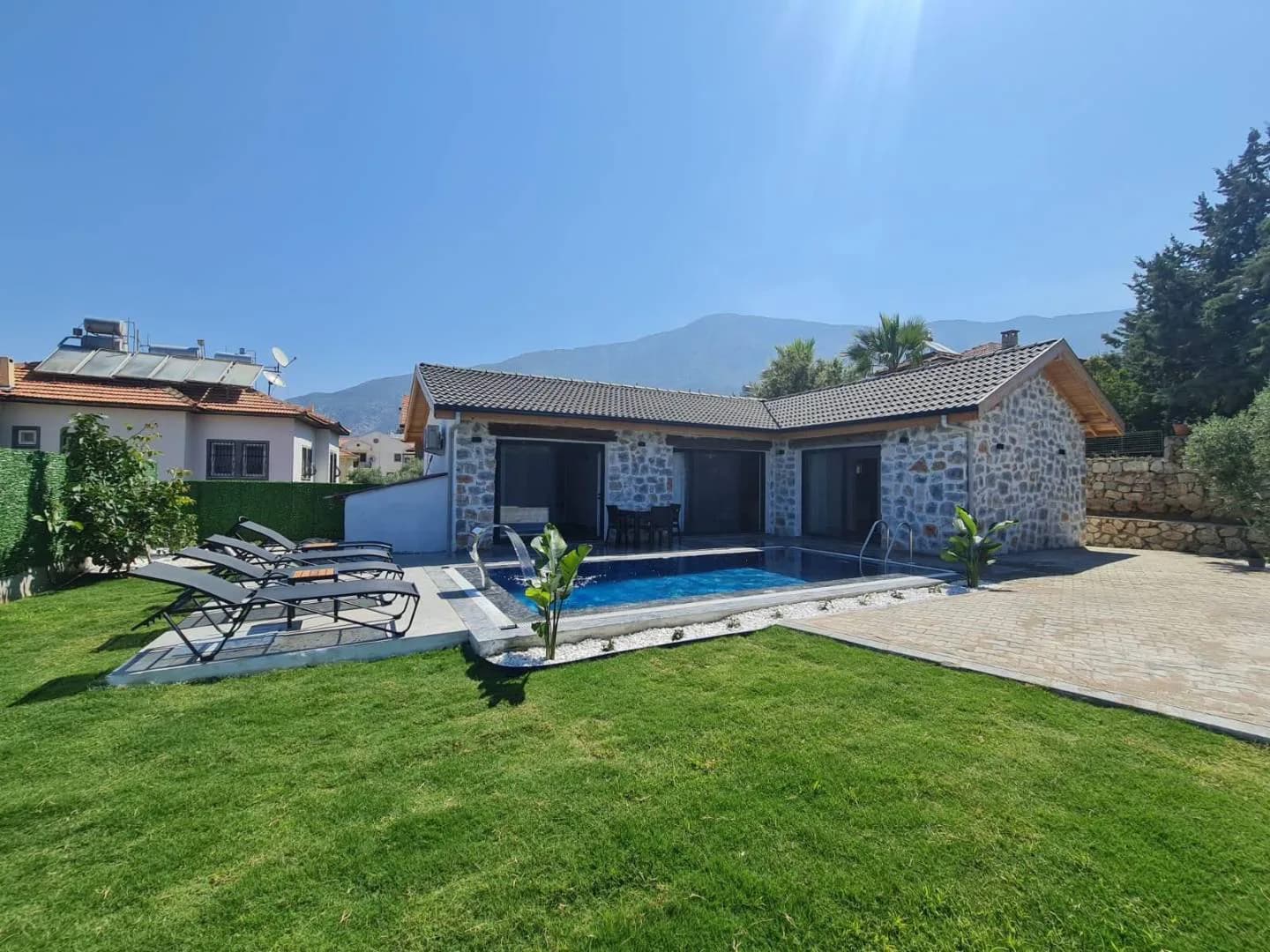 Fethiye Ölüdeniz'de Çekirdek Ailelere Uygun, Özel Havuzlu, 2+1 Villa görsel 1