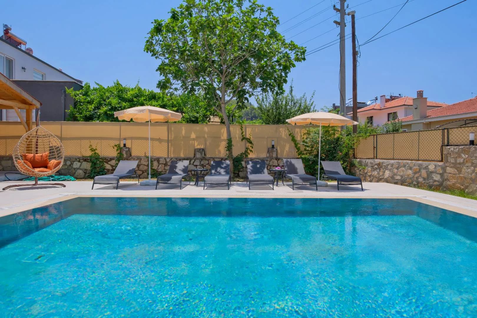 Fethiye Yeşilüzümlü'de Geniş Ailelere Uygun, Özel Havuzlu, 4+1 Villa görsel 3