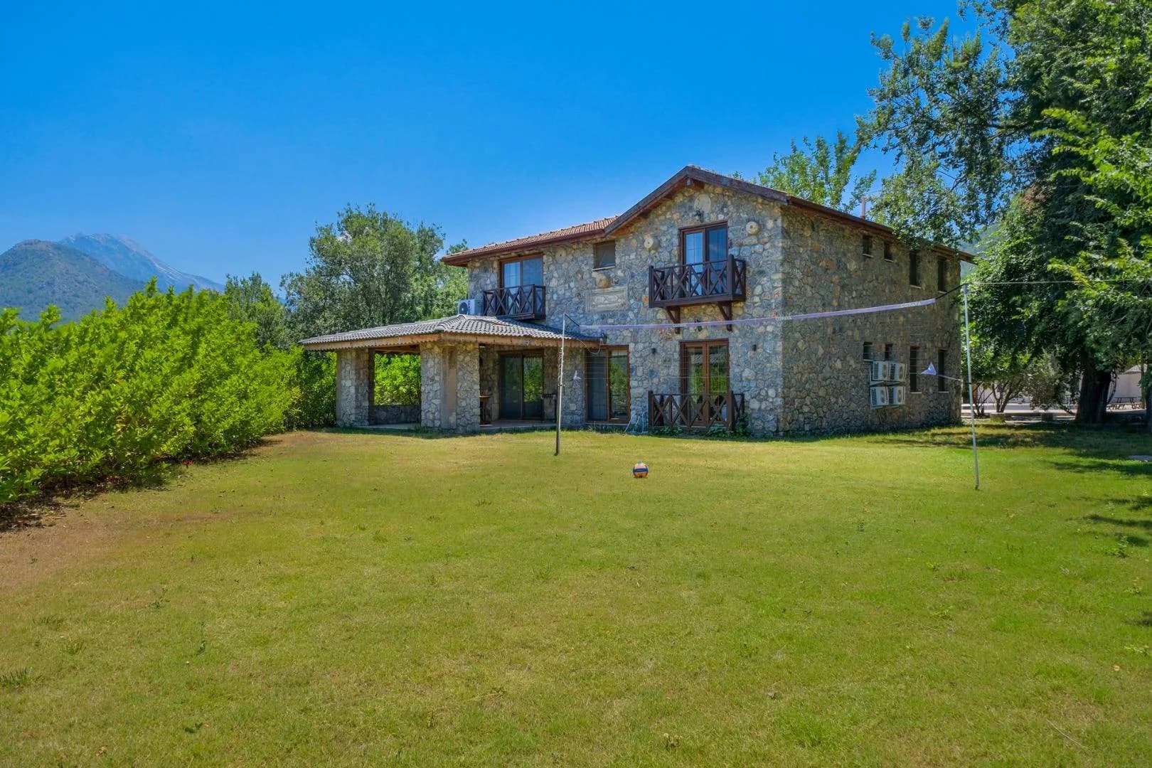 Fethiye Kayaköy'de Muhteşem Bahçe İçerisinde, Özel Havuzlu, Taş Villa görsel 1