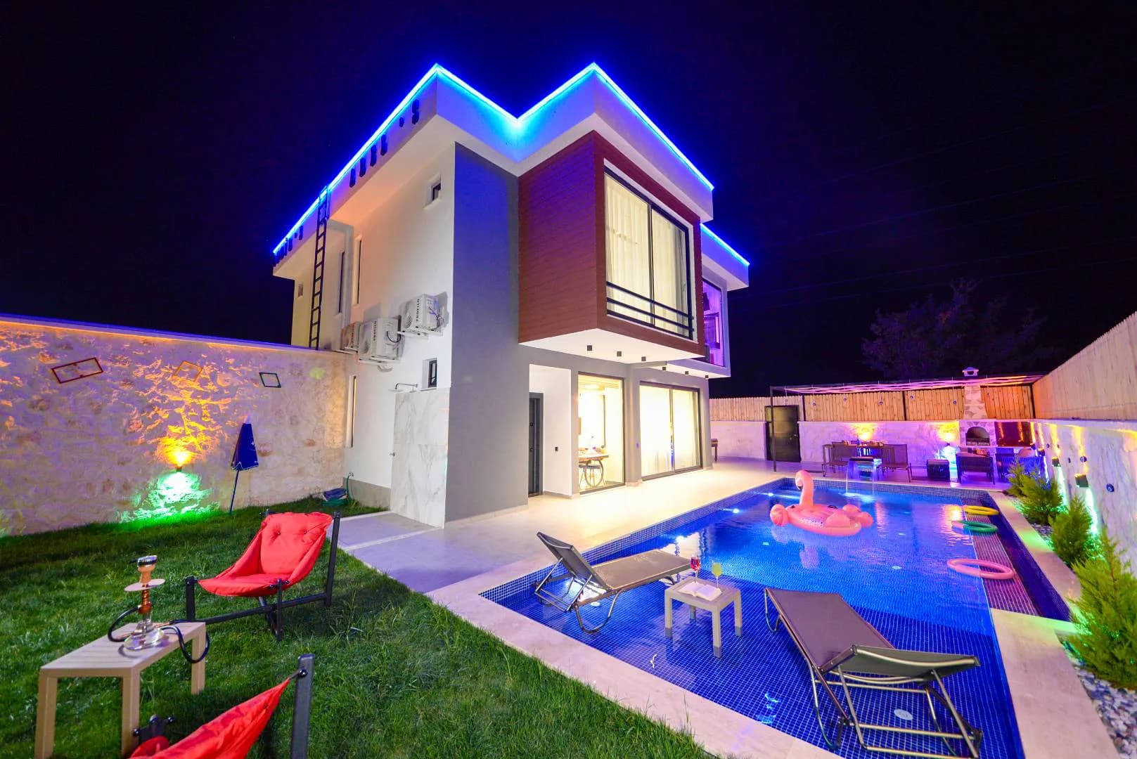 Kaş Ağullu'da Gözlerden Uzak, Özel Havuzlu, Modern Villa görsel 1
