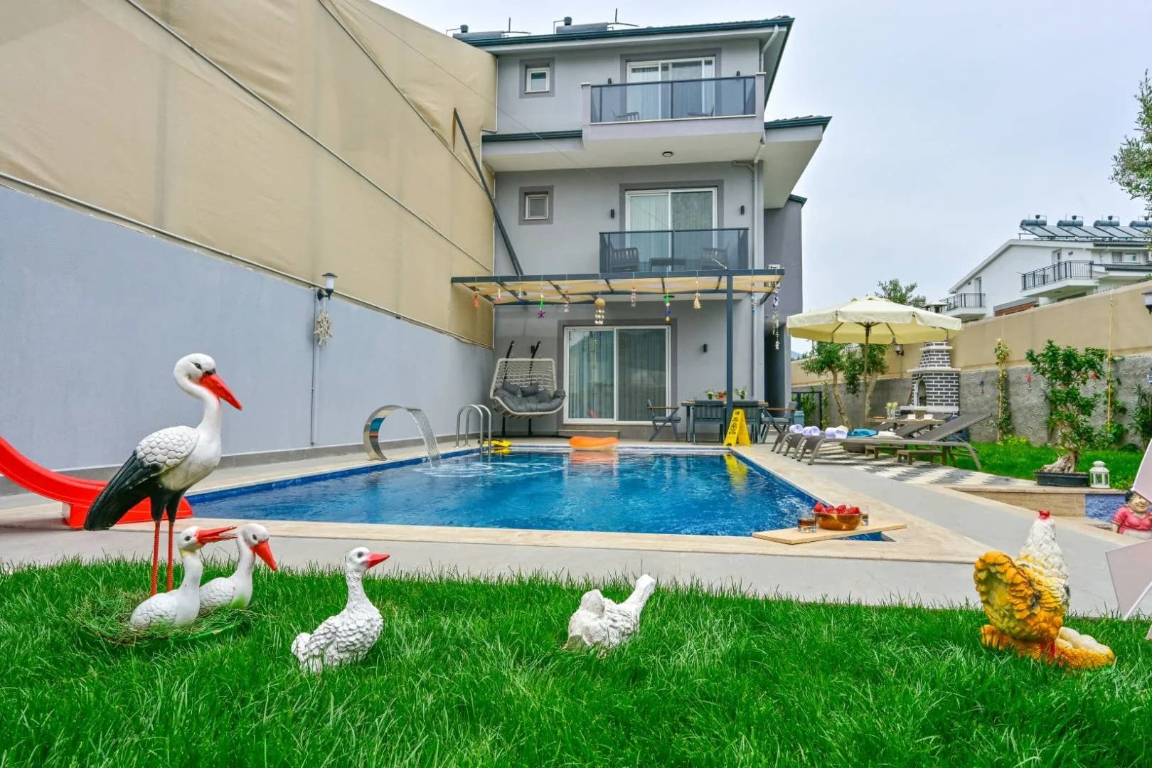 Fethiye Karaçulha'da Kalabalık Ailelere Uygun, Özel Havuzlu, Şık Villa görsel 3