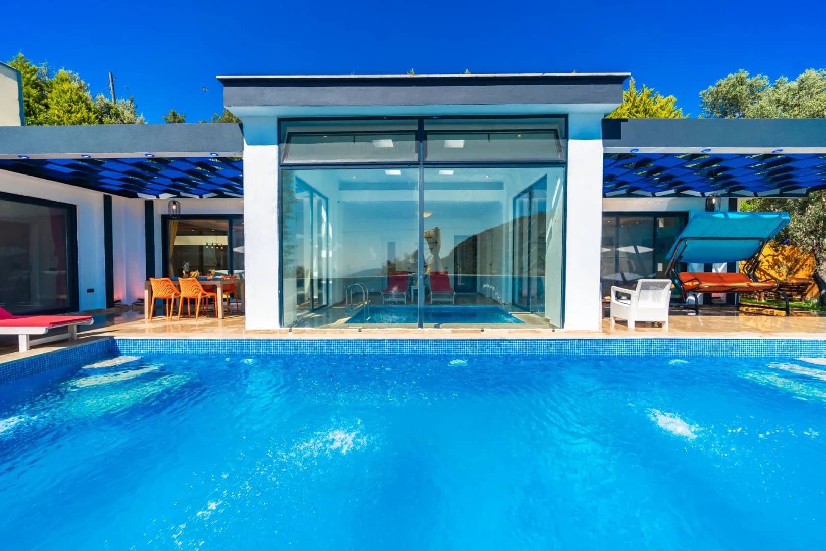 Kaş İslamlar'da Doğa İçerisinde, Isıtmalı Havuzlu, Tatil Villası görsel 3
