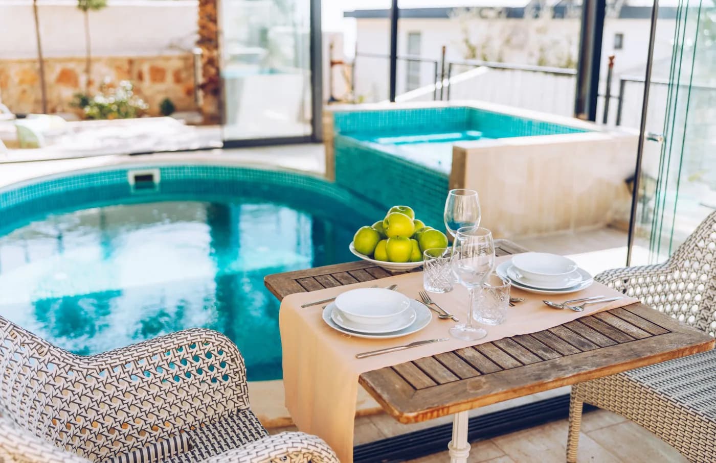 Kalkan Kördere'de Harika Deniz Manzaralı, Özel Havuzlu, Jakuzili Villa görsel 3