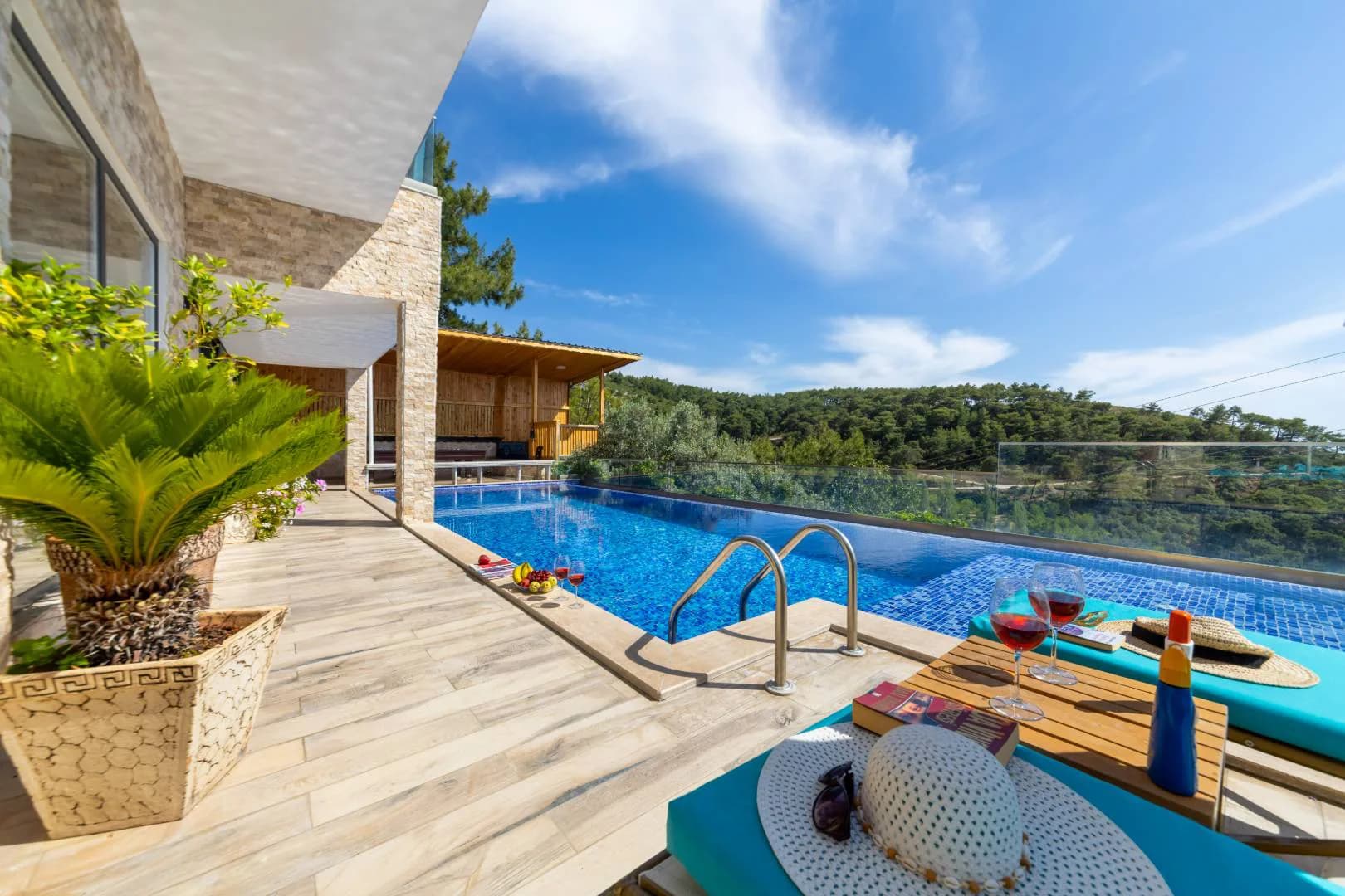 Kaş Üzümlü'de Muhteşem Doğa İçinde, Özel Havuzlu, 4 Kişilik Villa görsel 2