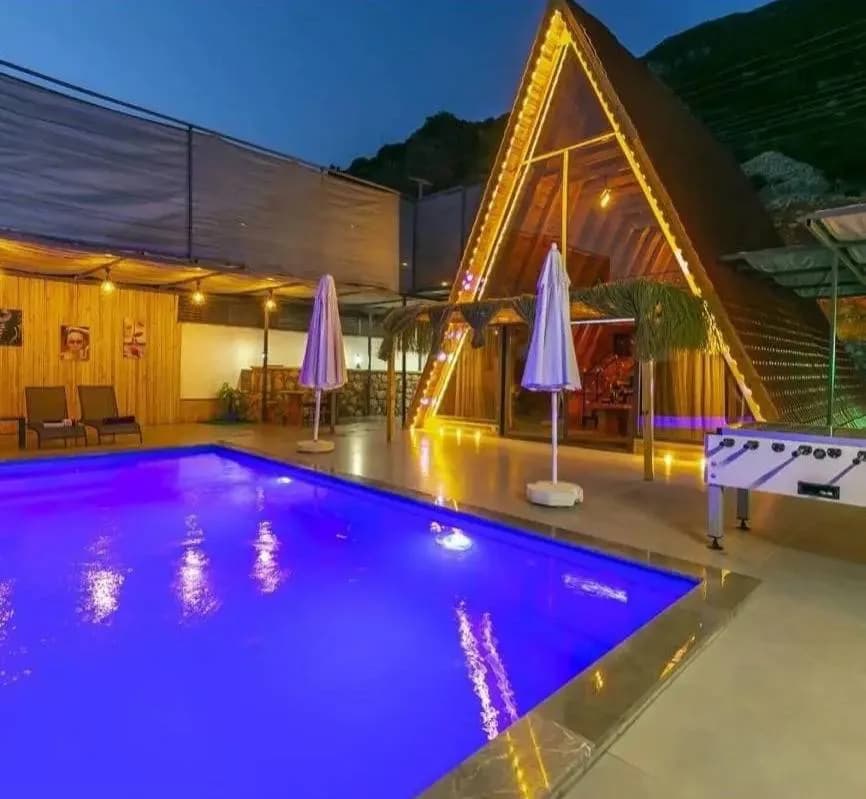 Kaş Bezirgan'da Sakin Konumda, Özel Havuzlu, Kiralık Bungalov görsel 2
