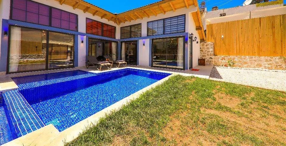 Kaş Gelemiş'te Muhteşem Doğada, Özel Havuzlu, Balayı Villası görsel 1