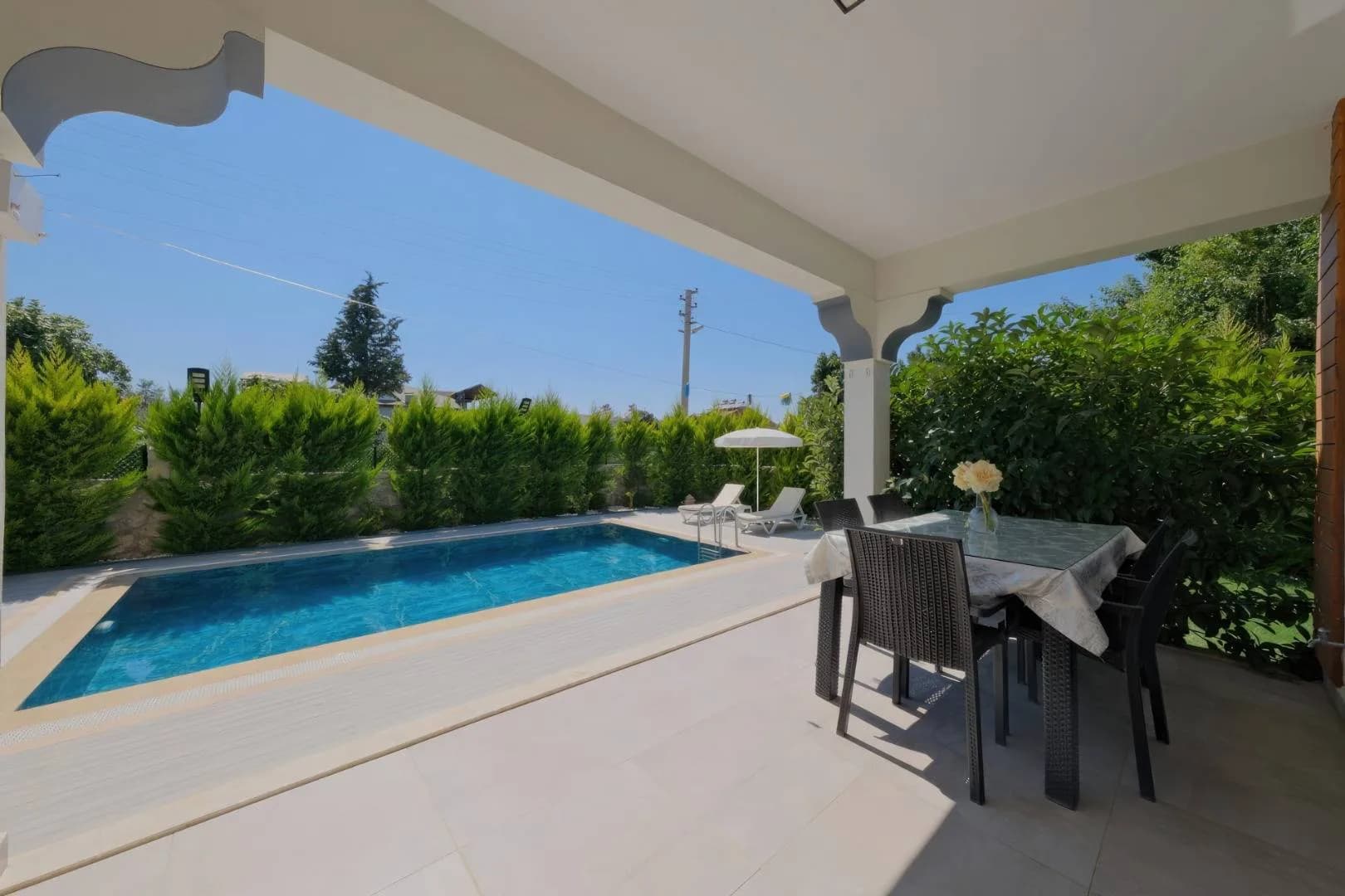Fethiye Karaçulha'da Sessiz Doğada, Özel Havuzlu, Geniş Villa görsel 2