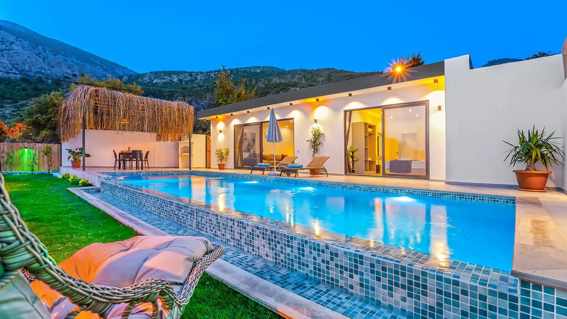 Kaş Çayköy'de Benzersiz Doğada, Özel Havuzlu, Jakuzili, Tatil Villası görsel 1