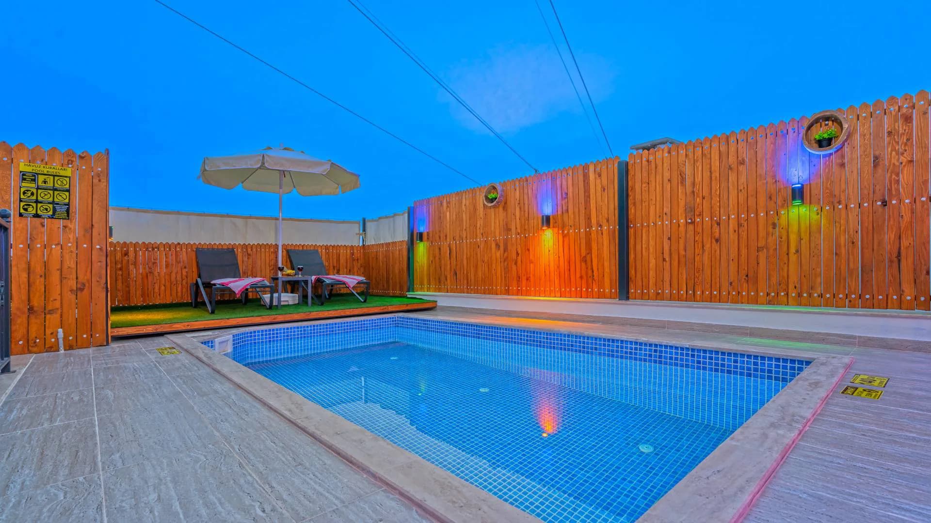 Kaş Bezirgan'da Doğayla Baş Başa, Özel Havuzlu, Kiralık Villa görsel 3