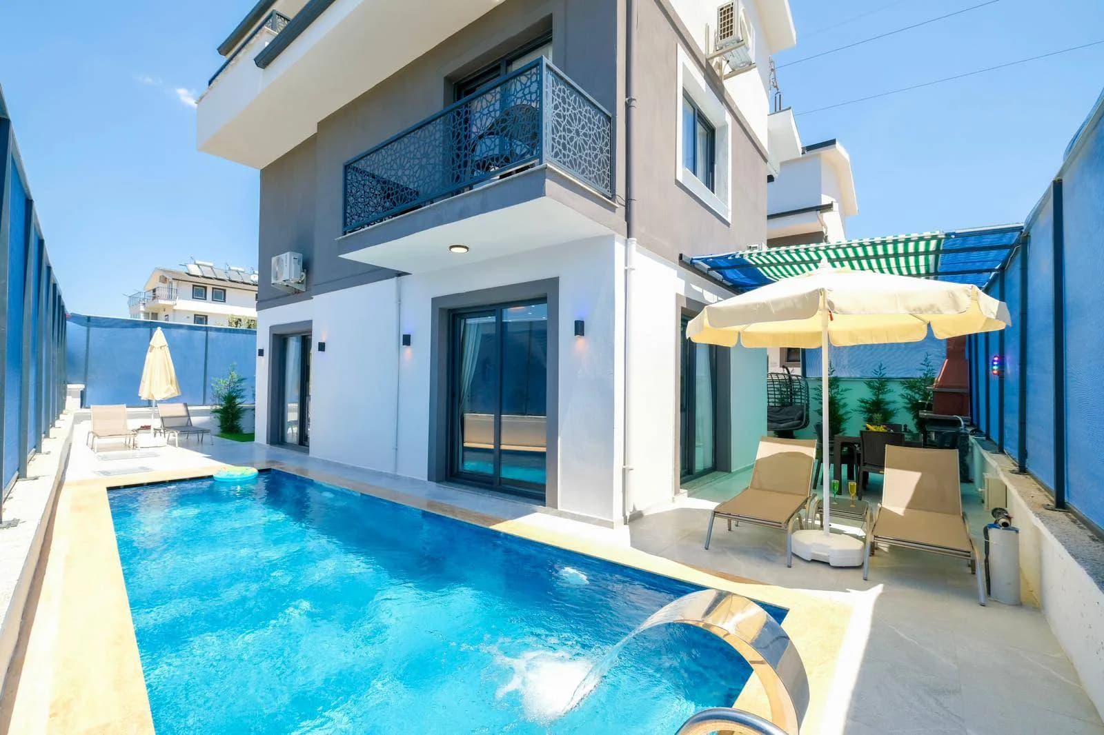 Fethiye Karaçulha'da Geniş Ailelere Uygun, Özel Havuzlu, Kiralık Villa görsel 1