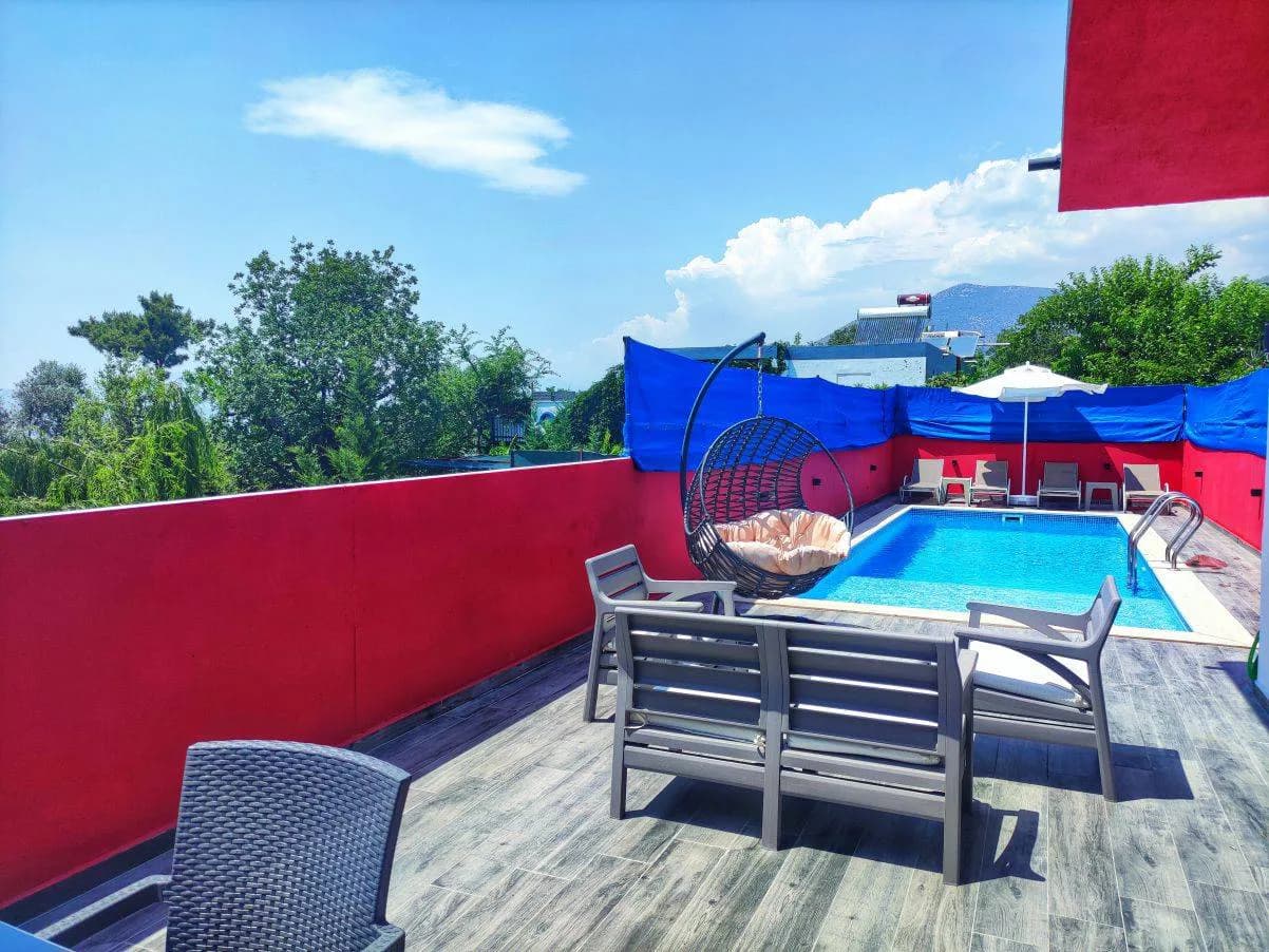 Kaş Üzümlü'de Minimalist Tasarımlı, Özel Havuzlu, Kiralık Villa görsel 2