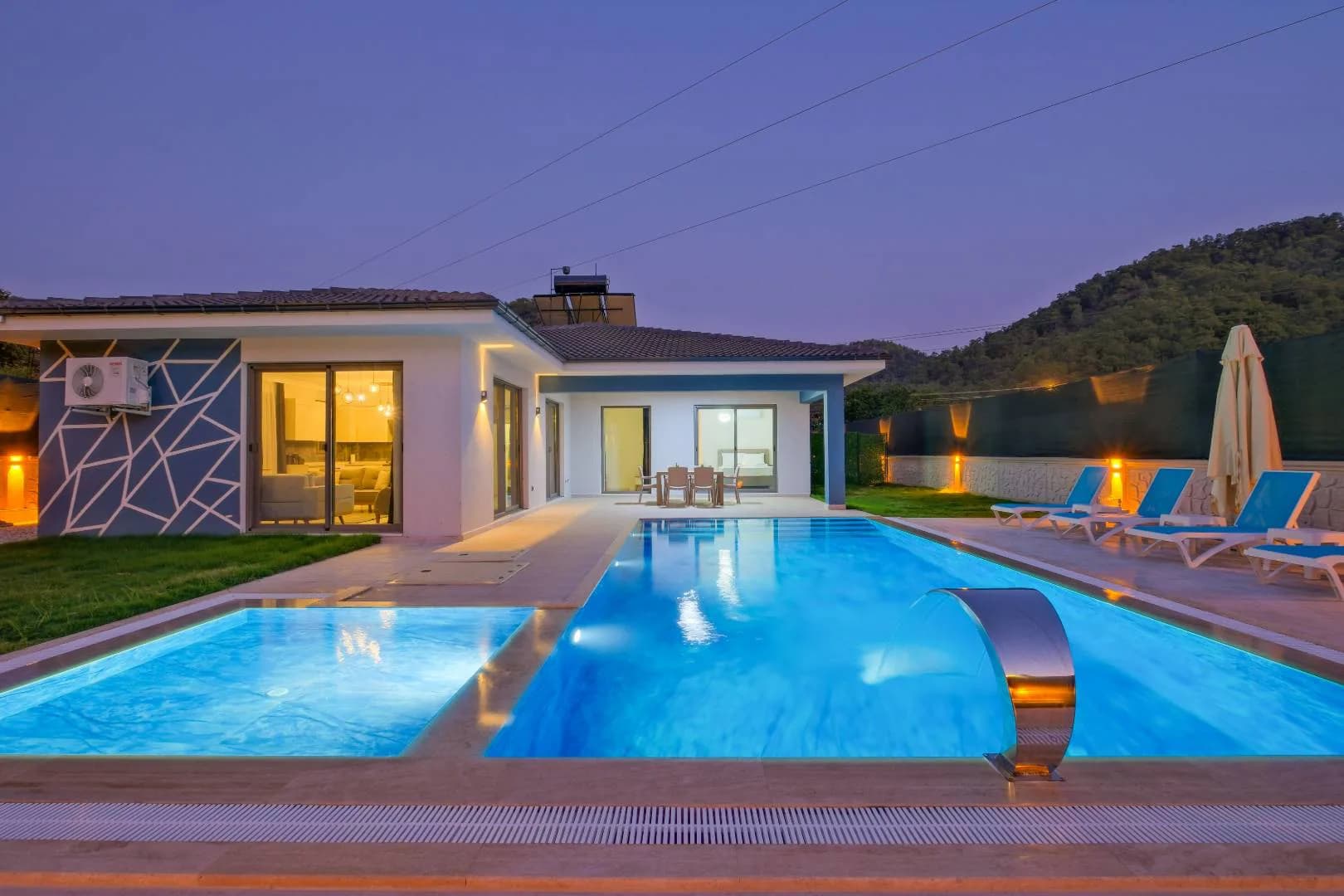 Fethiye İnlice'de Doğa İle İç İçe, Özel Havuzlu, 6 Kişilik Villa görsel 2